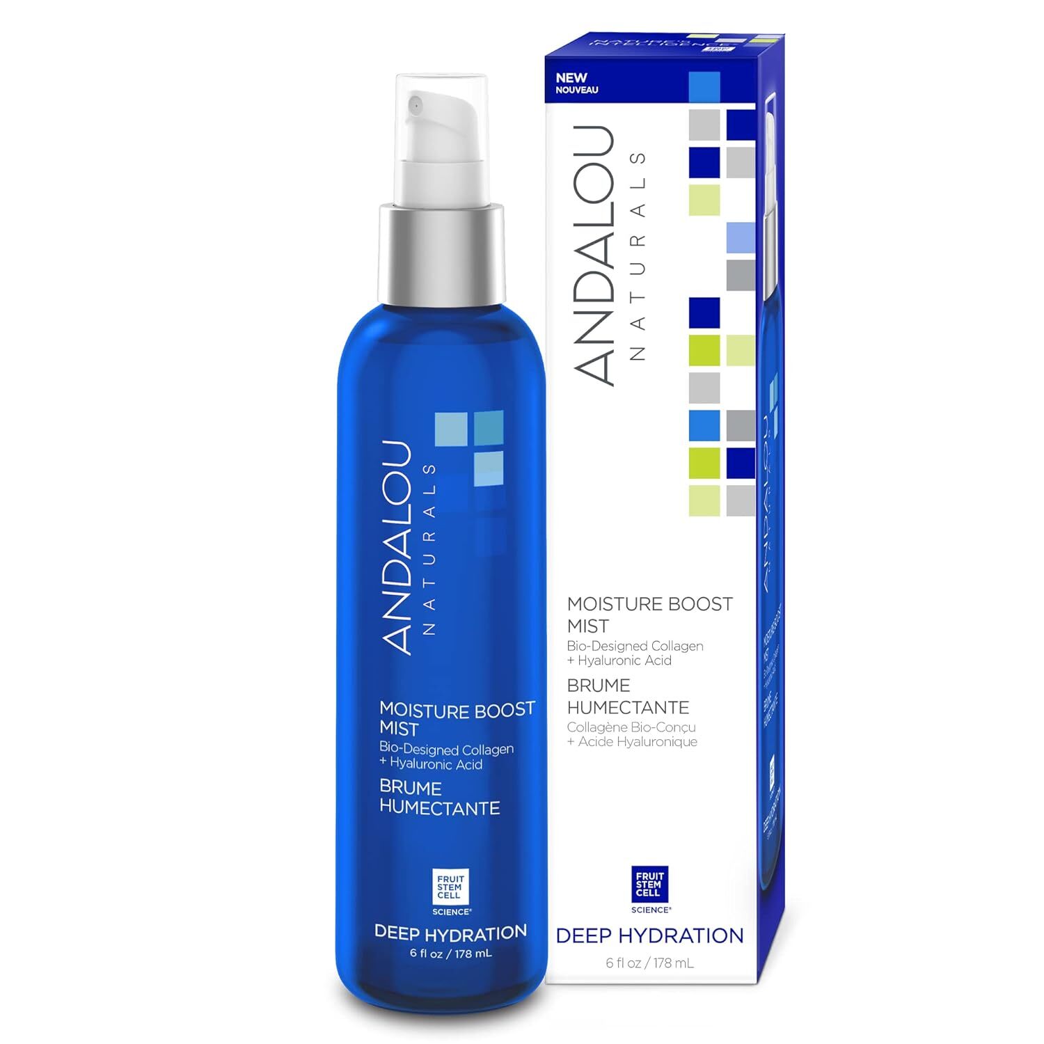Увлажняющий спрей Andalou Naturals Mist от Andalou Naturals 1 по 6 унций 3890₽