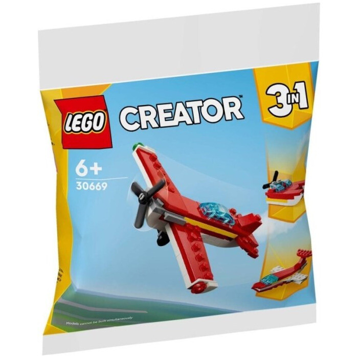 かっつ LEGO Creator Iconic Red Plane Polybag 30669 (SEALED) 673419391252