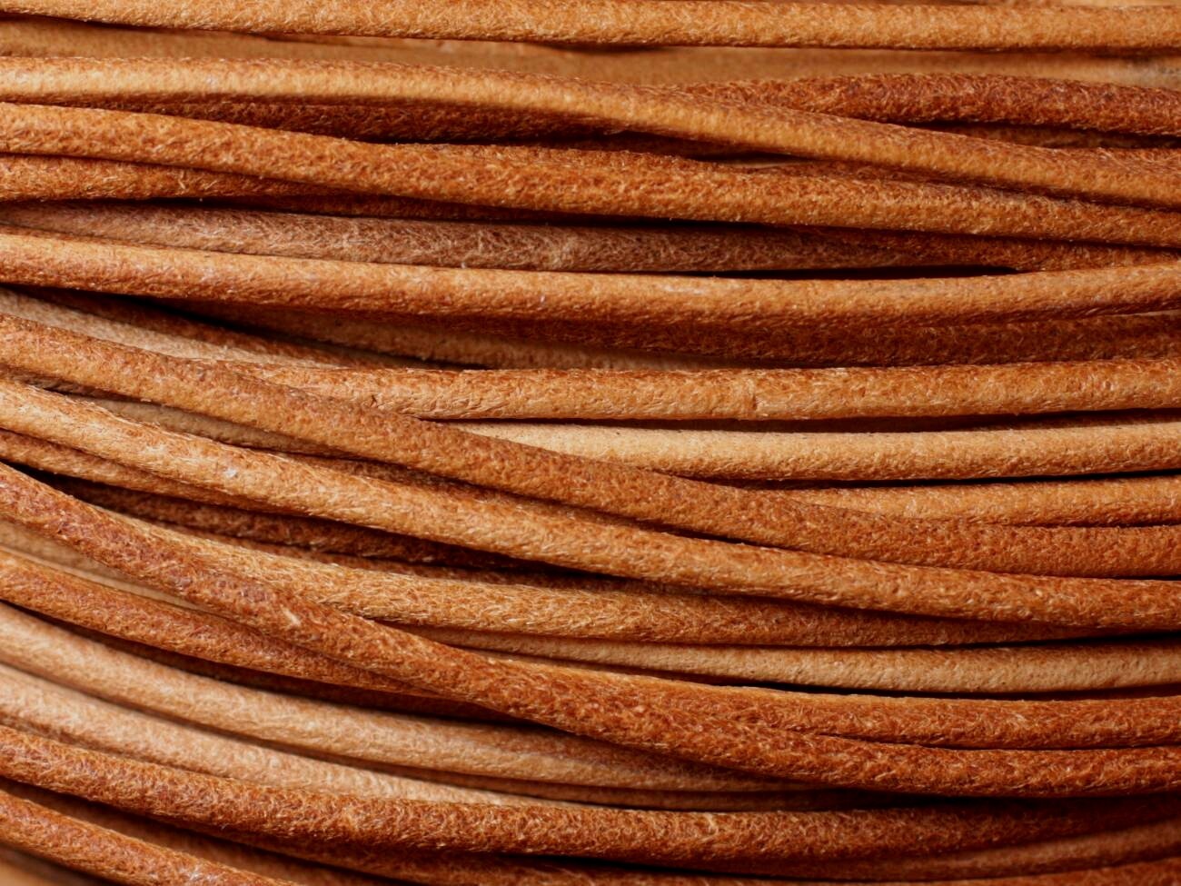 Cordon Cuir 1.5mm Robuste pour Réparations et Enfilage de Perles sans Rupture 90m