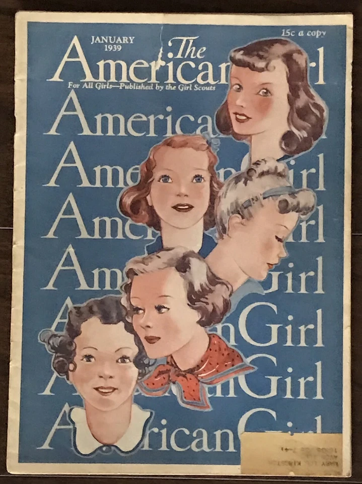 11 Vintage AMERICAN GIRL MAGAZINES 1939 Girl Scouts Great Stories SCARCE LOT 5 - Image 3 of 4