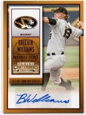 2015 Panini Contenders RED FOIL #44 Breckin Williams ARIZONA D'BACKS AUTO RC 44
