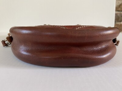 Vintage Gil Holsters Brown Fat Leather Round Shoulder Hand  display picture 1