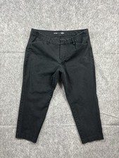 Old Navy Womens Black Pixie Skinny High Rise Secret Smooth Pockets Pants Size 20