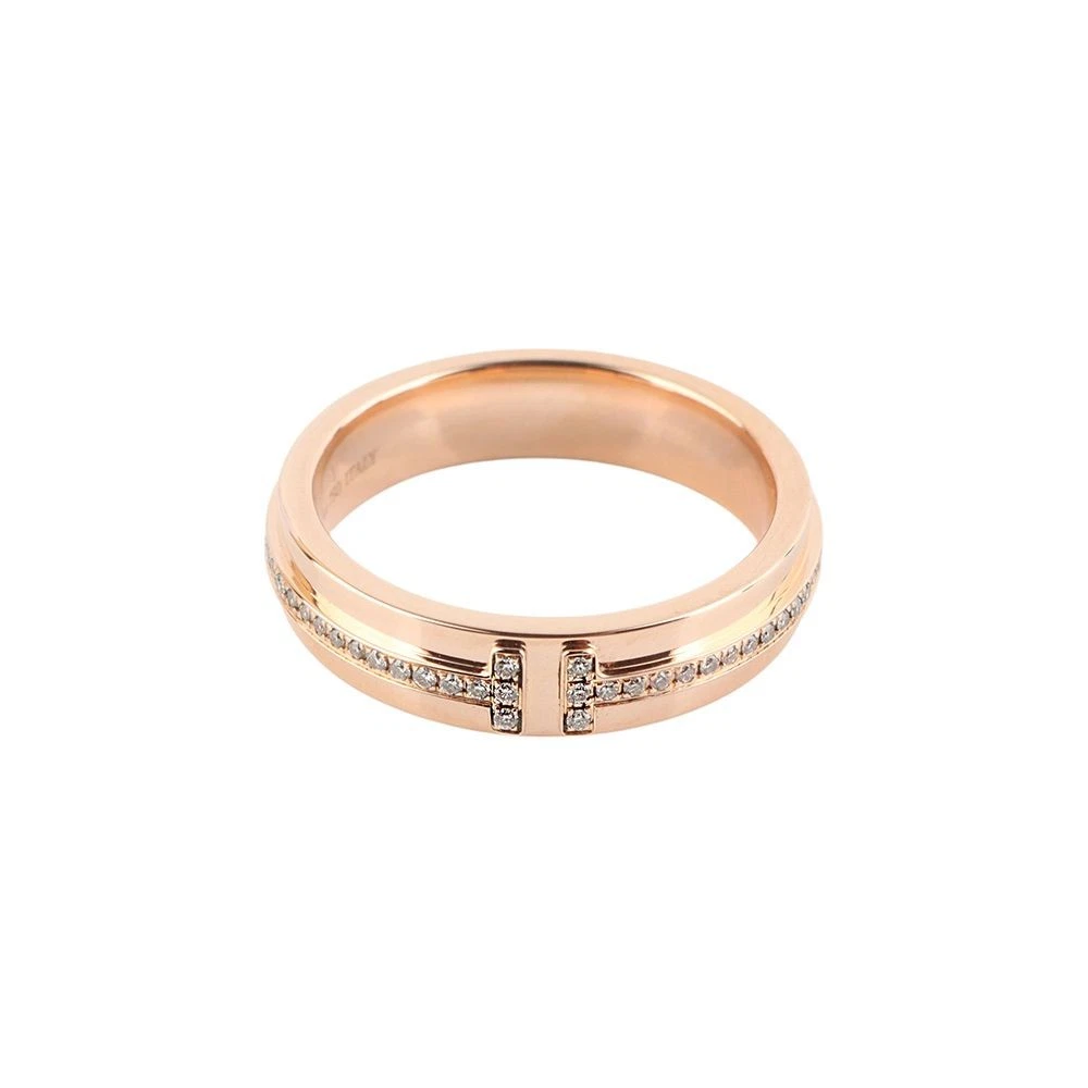 TIFFANY & CO. Anello Tiffany & Co oro rosa Tiffany T diamanti stretti 11 5 36821329 127050743