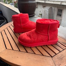 UGG Kids Suede Sheepskin Booties Size 1