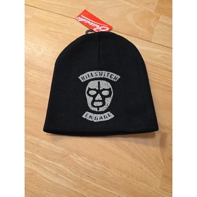 Killswitch Engage Beanie Hat Skull Logo Black NWT Official Bravado Metalcore Cap