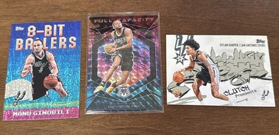 CASE HIT SSP 2025 Mosaic DeAaron Fox Full Capacity + Manu Ginobili Sand Glitter