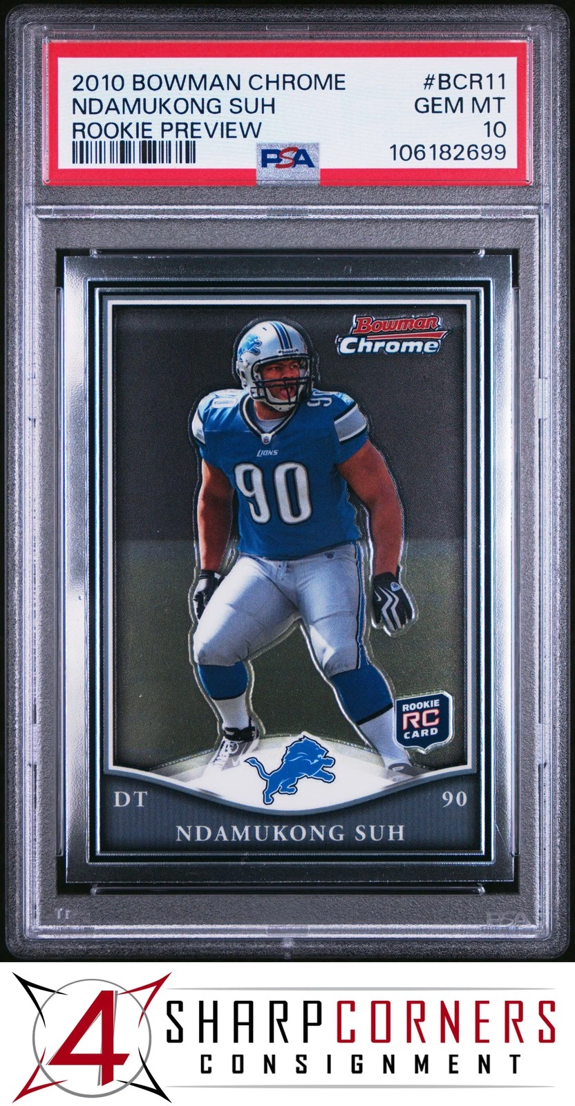 Ndamukong Suh Bowman Chrome Rookie Preview #BCR11 Base