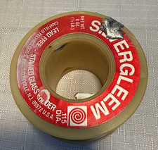 Silver Solder Wire for Stained Glass Craft Canfield Silvergleem Lead Free