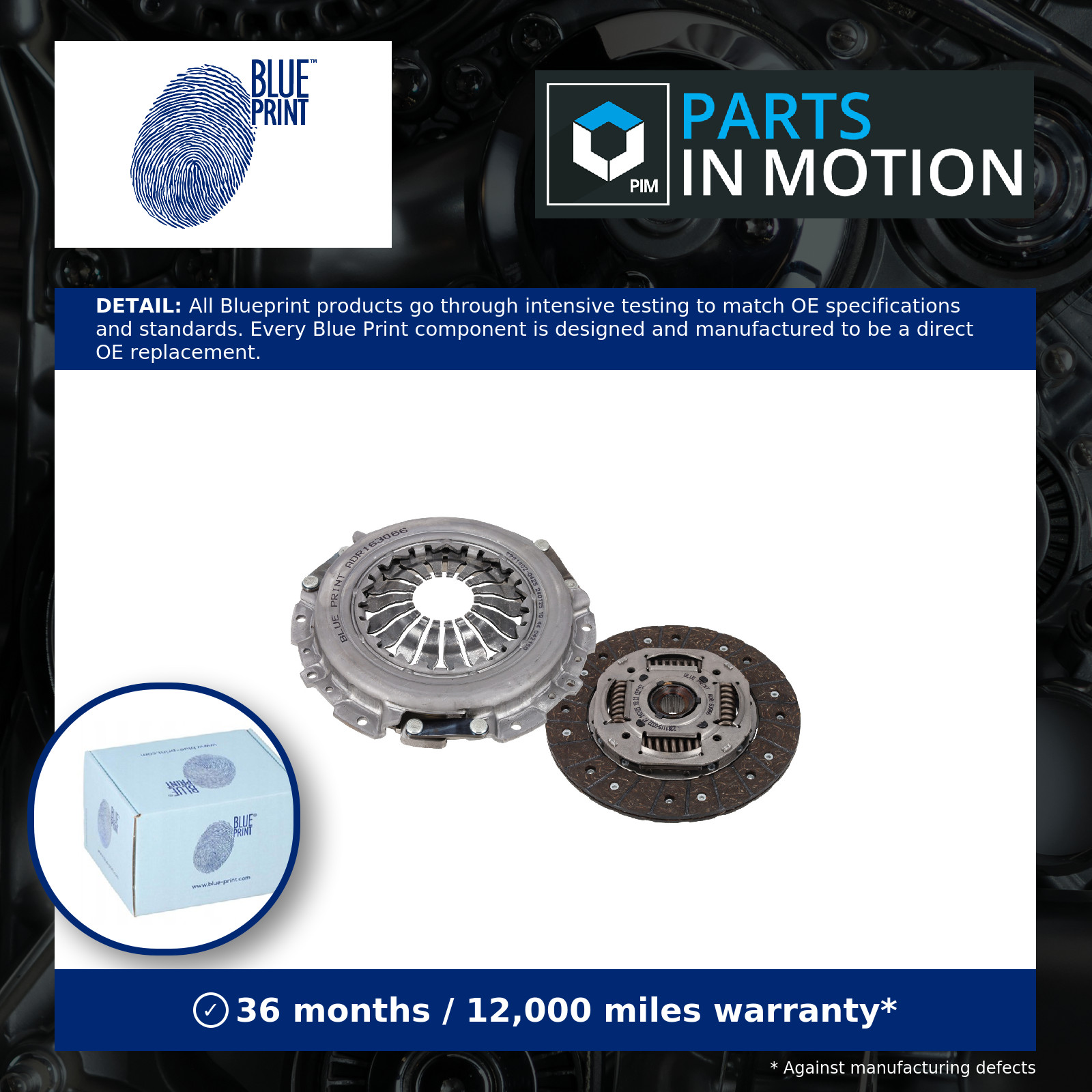 Clutch Kit 2 piece (Cover+Plate) fits RENAULT CLIO Mk4 1.5D 12 to 15 215mm New