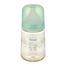 Richell Hanaemi PPSU baby bottle 240mL chestnut Uglyn around 3 months 