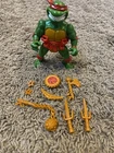 TMNT Storage Shell Raphael 1990 Playmates 100% COMPLETE Vintage Action Figure