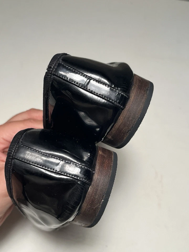 Chanel Women's Size 36.5 Cap Toe Ballerina Logo Flats black  - Image 3 of 4