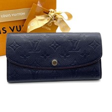 Louis Vuitton Empreinte Portefeuille Emily Marin Rouge Long Wallet