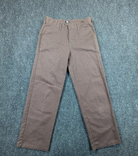 Dickies Flex Chino Pants Boys 12 Brown Cotton Mid Rise Classic Fit Straight Leg