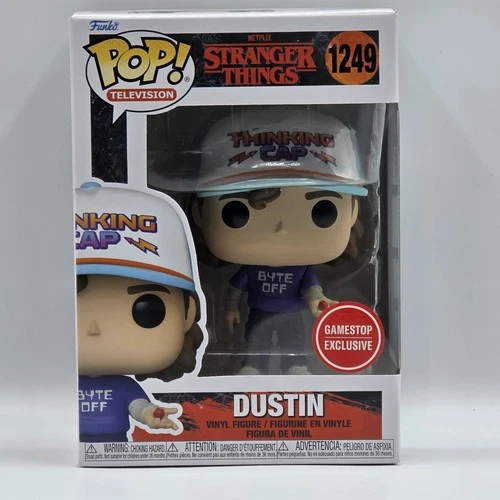 Funko Pop! Television Stranger Things Dustin #1249 GameStop Exclusive