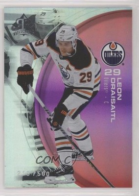 2021 Extended Series Triple Dimensions Reflections Ruby /500 Leon Draisaitl 0z3d