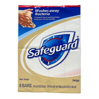 #ad Safeguard Bar Soap Beige 8 Bars 4 oz Each – Washes Away Bacteria $17.99