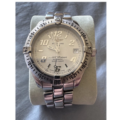 Breitling Colt Ocean Automatic 500m Diver 38mm Steel Bracelet Silver Dial