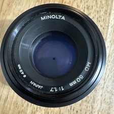 Minolta MD 50mm 1:1.7 Camera Lens Made in Japan