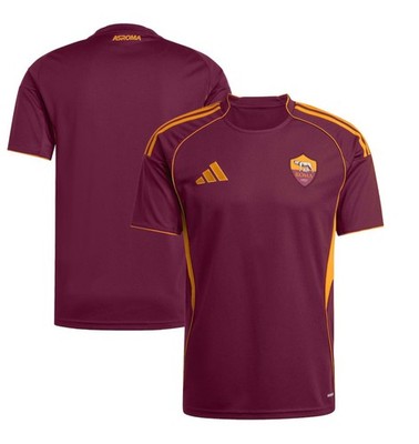 NWT ADIDAS AEROREADY AS ROMA 25/26 HOME JERSEY JP4184 BURGUNDY