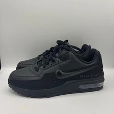 Nike Air Max Limited 3 Shoes Mens Size 9.5 Triple Black Sneakers Worn Once