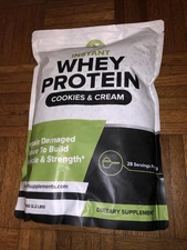 Whey Protein Powder Cookies & Cream, 2.2 lbs 28 servings 2/26