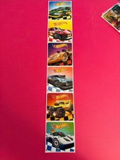 STICKER SHEET: Hot Wheels sports cars hot rod
