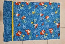 Vintage Disney Little Mermaid Pillowcase Ariel Flounder