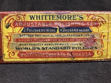 Vintage Whittemore  s Adjustable Shoes Polishing Set Boston MA Early 1900s Rare