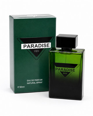 Paradise Men EDP 3.0 Fl Oz (90ml)   Long Lasting Fresh Woody Cologne for Men