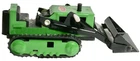 VINTAGE 1970s MINI TINY TONKA GREEN BULLDOZER FOR LOWBOY SEMI TRAILER MADE N USA