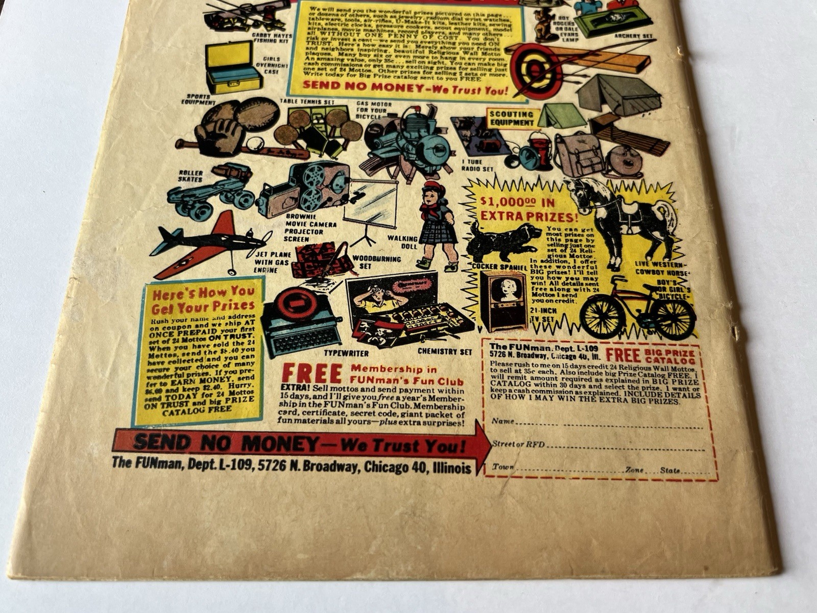 Mysteries of Unexplored Worlds #1 (Charlton August 1956) VG /F