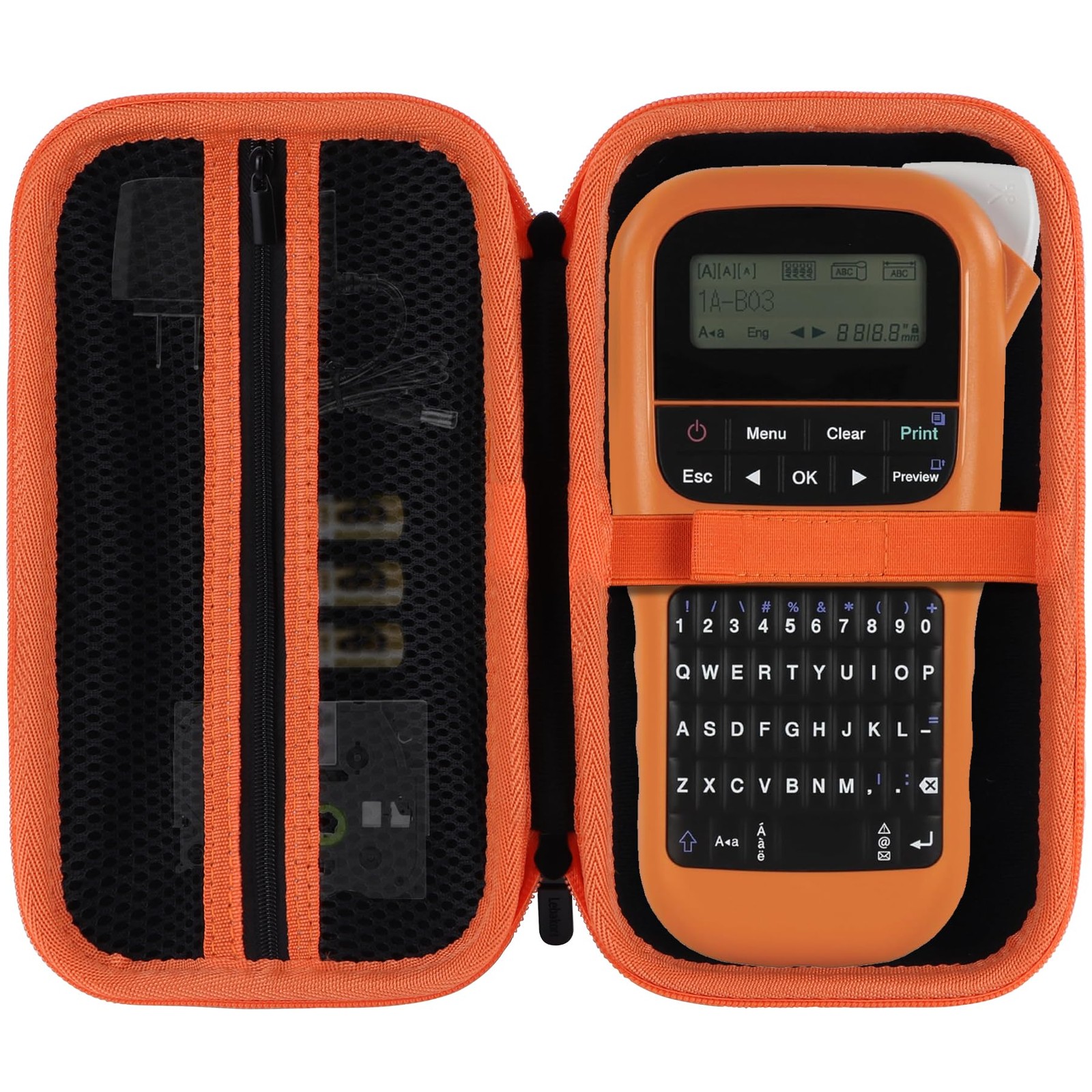 Housse rigide premium pour Brother P-Touch PTH110 en nylon balistique