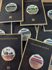 Choice of Railway Heritage Westminster 50p Shaped Carded Coins Collector Edition