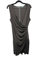 Women’s Black Sleeveless wrap style Size L - Little Black Dress