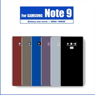 For Samsung Galaxy Note 9 Back Battery Glass Cover with Lens Cover Replacements