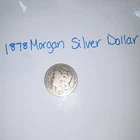 1878 Morgan Silver Dollar $1 Silver Business Strike Circulated Uncertified
