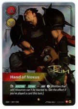 DARIUS HAND OF NOXUS 2025 Riftbound League of Legends Origins Signature #302* — live eBay listing