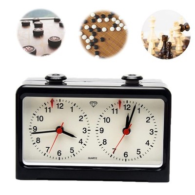 Chess Clock Easy Operate Digital Alarm Chess Timer w/Quartz Movement for Boar...