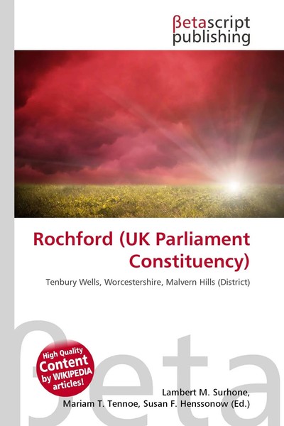 Lambert M. Surhone (U. A.) | Rochford (Uk Parliament Constituency) | Taschenbuch-image