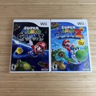 Nintendo Wii - Super Mario Galaxy 1 and 2 Bundle  CIB Complete w/Manual