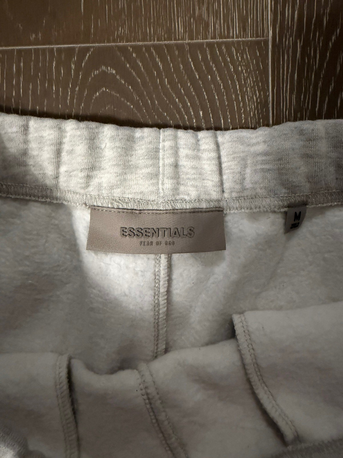 Fear of God Essentials Sweatpants SS22 Dark Oatmeal Gray 100% Authentic Size M thumbnail 4