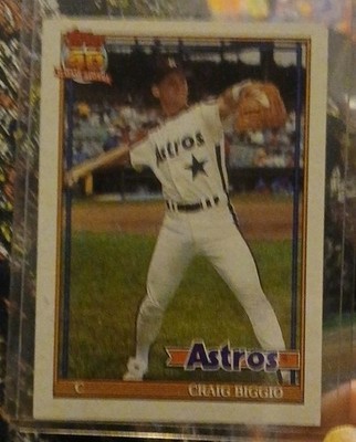 1991 Topps Desert Shield #565 Craig Biggio Houston Astros Baseball Card