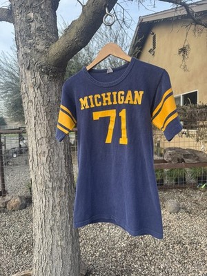Vintage 60s Champion Running Man University Of Michigan Wolverines