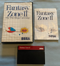 FANTASY ZONE II 2 - Sega Master System Video Game - COMPLETE in Original Case!
