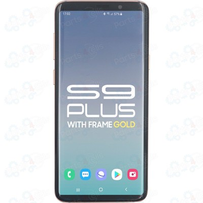For Samsung S9 Plus LCD Touch Screen Digitizer Frame Assembly Gold US
