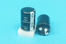 85  C aluminum electrolytic capacitor 100  F 40 V with Screw Terminals 22mm 30mm