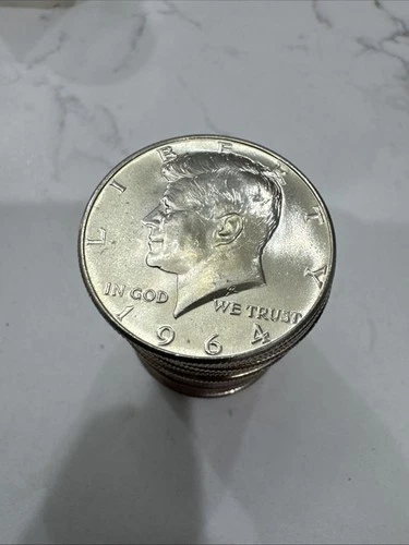 20 1964 John F Kennedy Half Dollar 90% Silver 50c Uncirculated