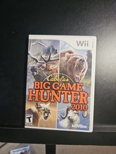 Cabela's Big Game Hunter 2010 Nintendo Wii, Activision, Manual Included, Hunting